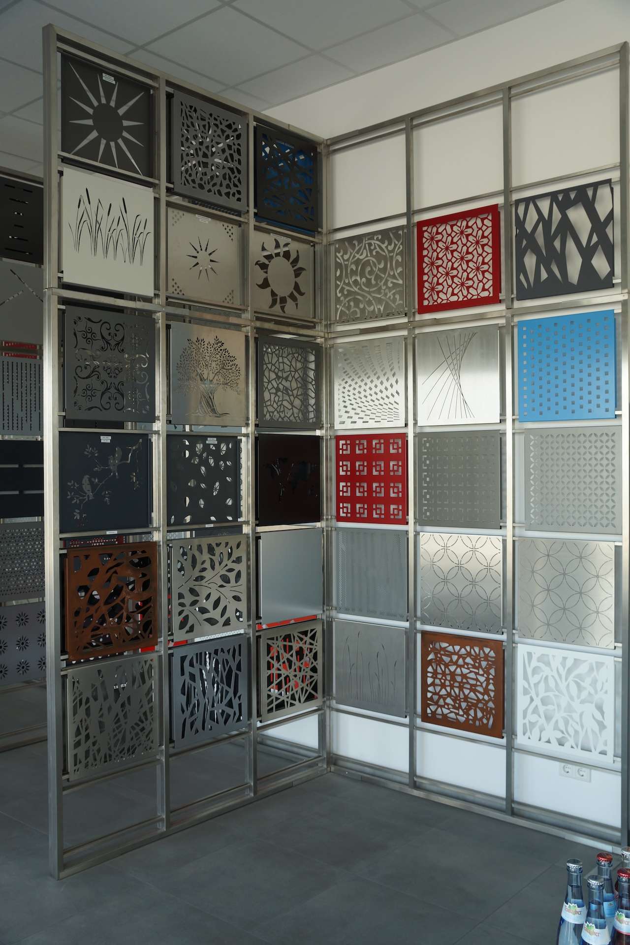 Ausstellung Geländer und Bleche
